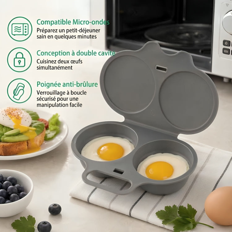Ustensia™ – Pocheur d'Œufs Micro-Ondes