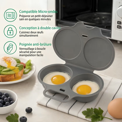 Ustensia™ – Pocheur d'Œufs Micro-Ondes