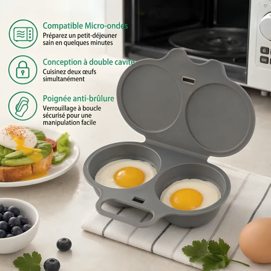 Ustensia™ – Pocheur d'Œufs Micro-Ondes